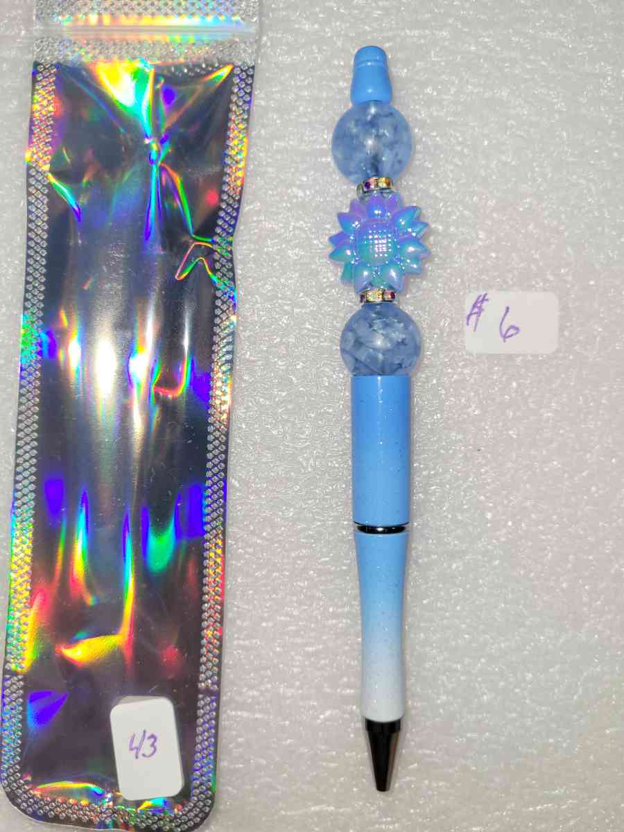 Hand beaded pens   Black ink - Bullhead City, Arizona - FleaMarketBay