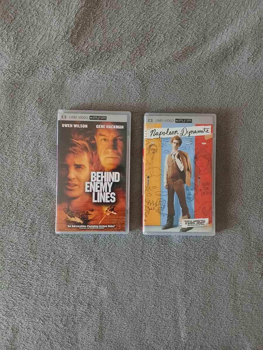 5 PSP UMD Videos for PlayStation Portable PSP - North Hollywood, California - FleaMarketBay