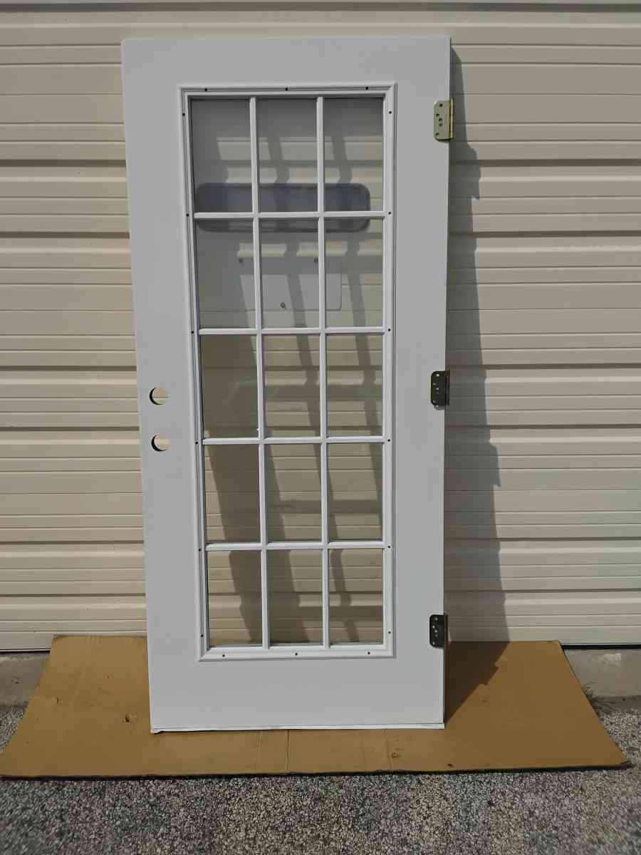 Nice White 15 Light JeldWen Door Hinges 36 X 80 LH Swing - Williamstown, New Jersey - FleaMarketBay