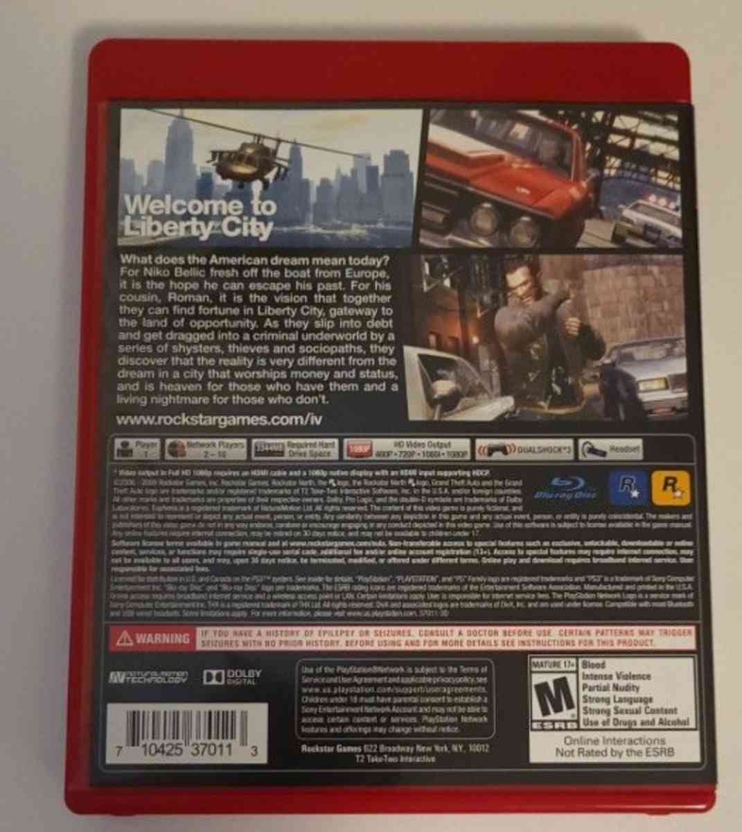 GTA IV Game PS3 - Port Chester, New York - FleaMarketBay