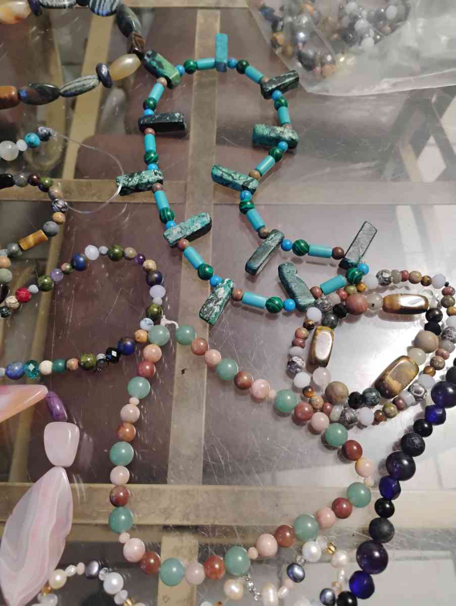 Gemstones Necklace and Bracelet - Salt Lake City, Utah - FleaMarketBay