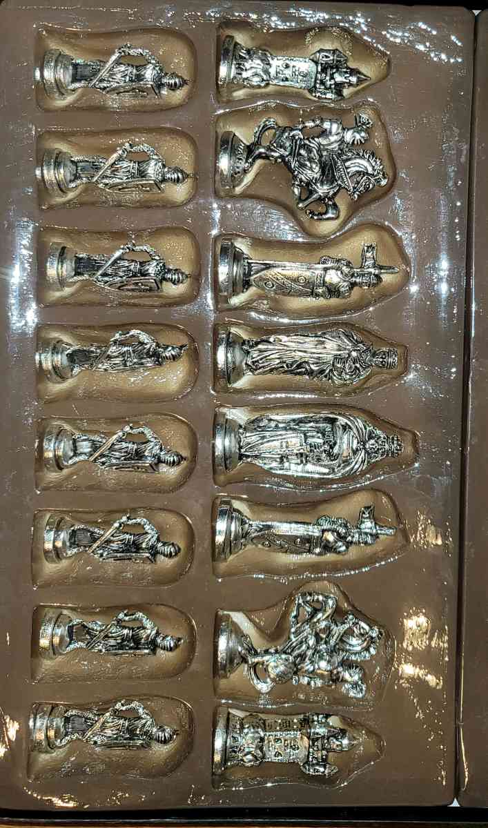 100 NEW Steel Chess Piece Set - Campbell, California - FleaMarketBay