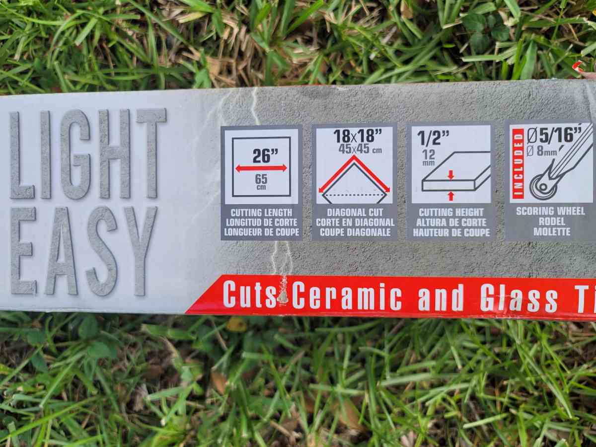 Rubi 26 Inch Star Max Tile Cutter - Homosassa, Florida - FleaMarketBay