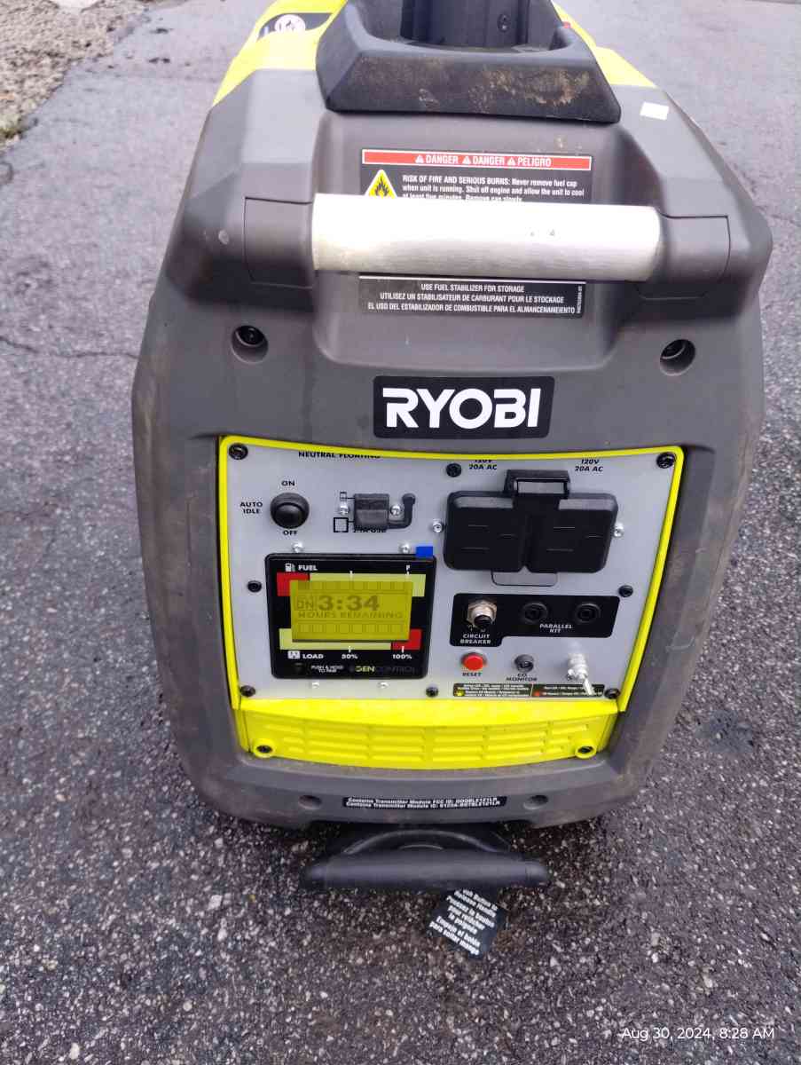 Ryobi 1800 running Watt 2300 starting Watts - Kansas City, Missouri - FleaMarketBay