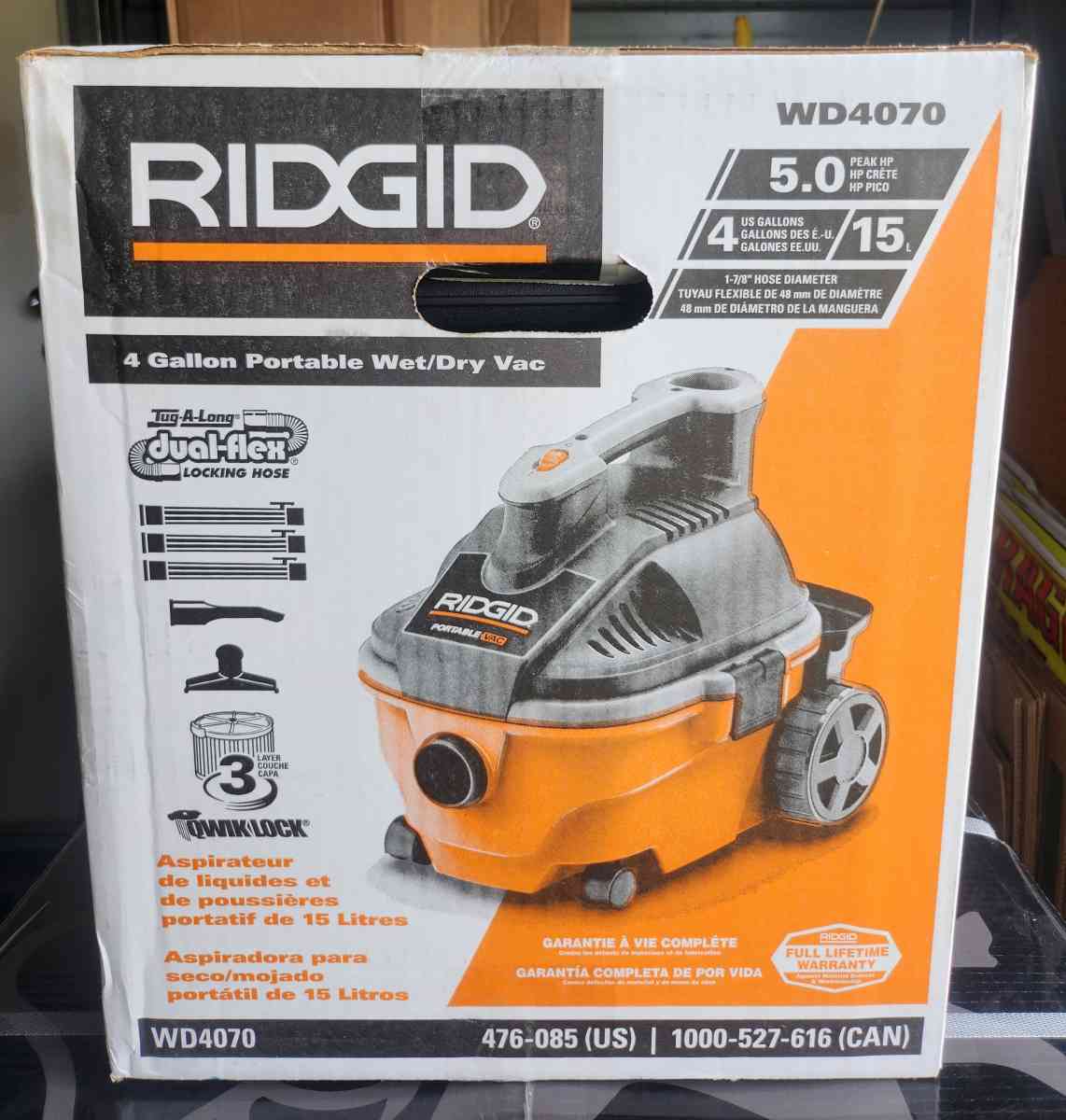 Ridgid Portable Wet Dry Vac - Homosassa, Florida - FleaMarketBay