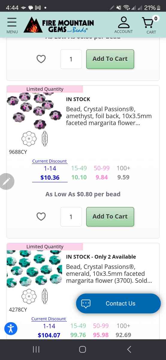 Swarovski 3700 flower 10mm lt amethyst - Bonney Lake, Washington - FleaMarketBay