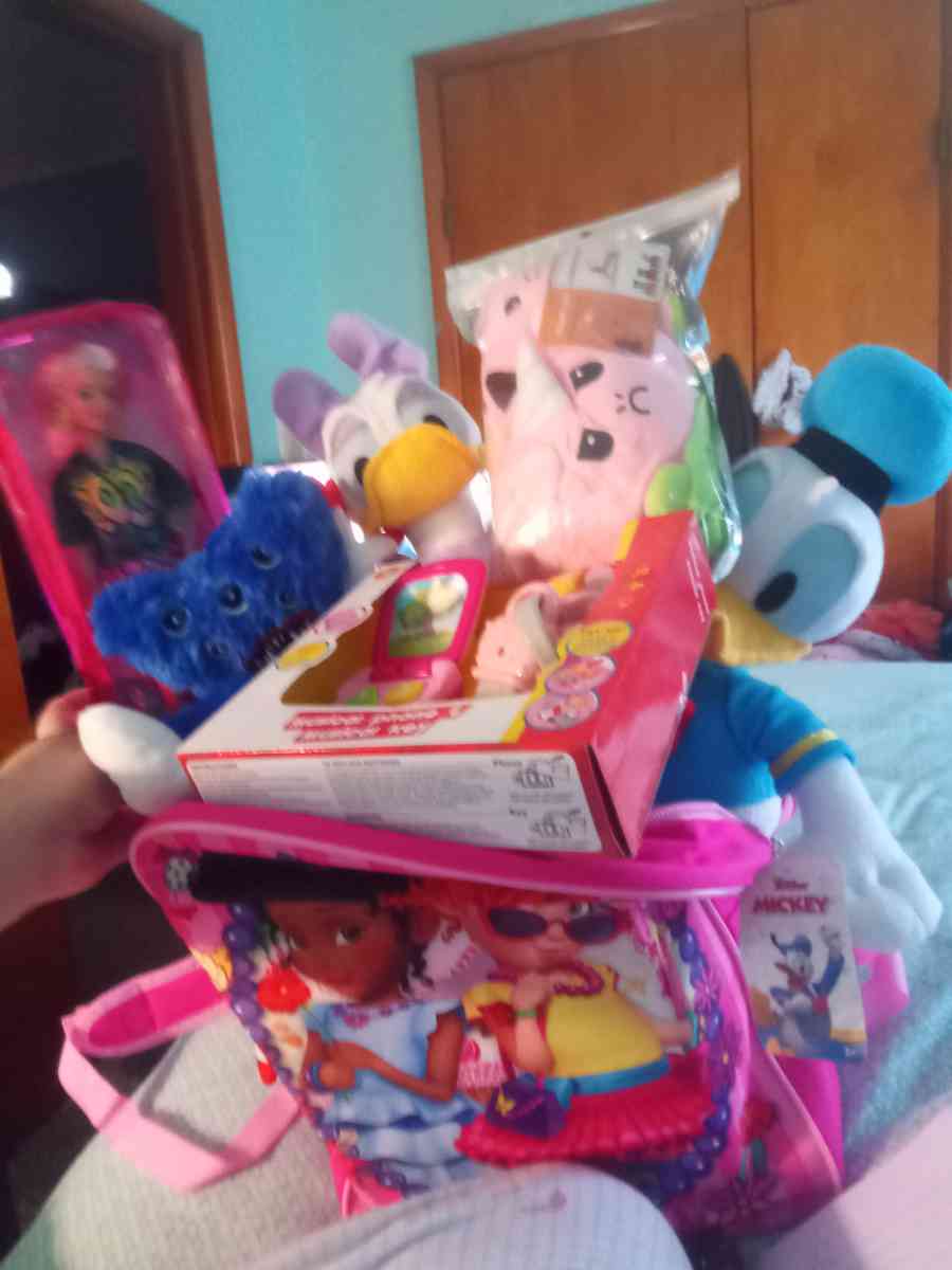 toys clothes shoes book six little school stuff band aid - Cleveland, Ohio - FleaMarketBay