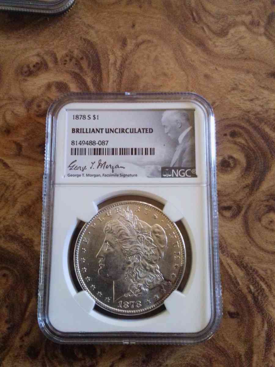 1878 S 1882 S Morgans Silver Dollars - Newark, California