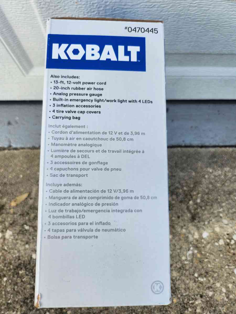 Kobalt Multipurpose Inflator - Homosassa, Florida - FleaMarketBay