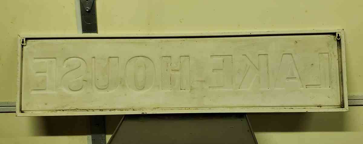 Lake House Metal Sign  48 x 12  Rustic  RRR Signs - Rock Island, Tennessee - FleaMarketBay