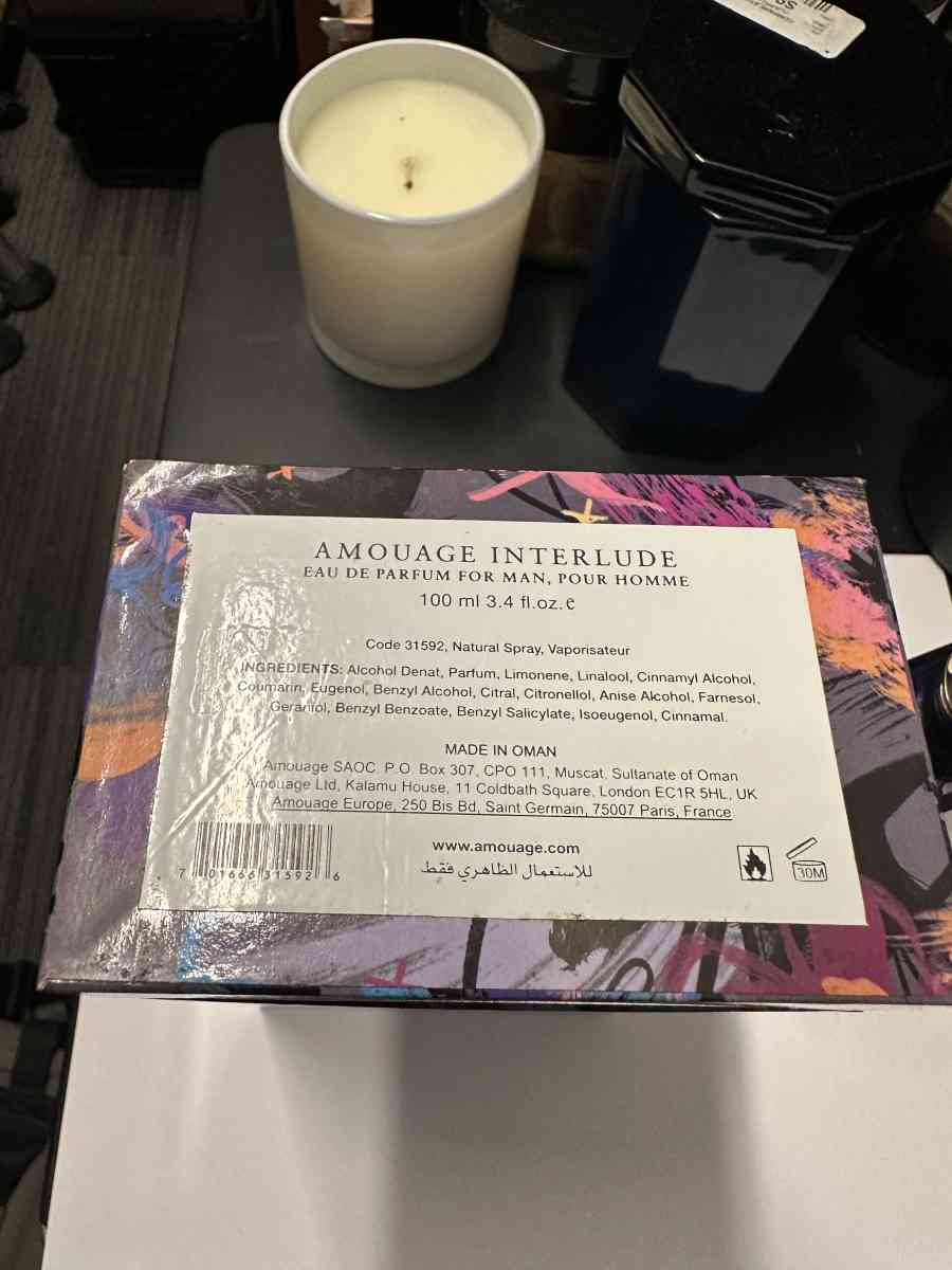 Amouage Interlude 100ml - Charlotte, North Carolina - FleaMarketBay