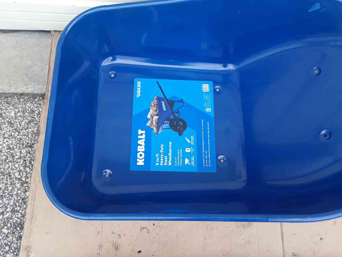 Brand New Cobalt Wheelbarrow All Steel - Williamstown, New Jersey - FleaMarketBay