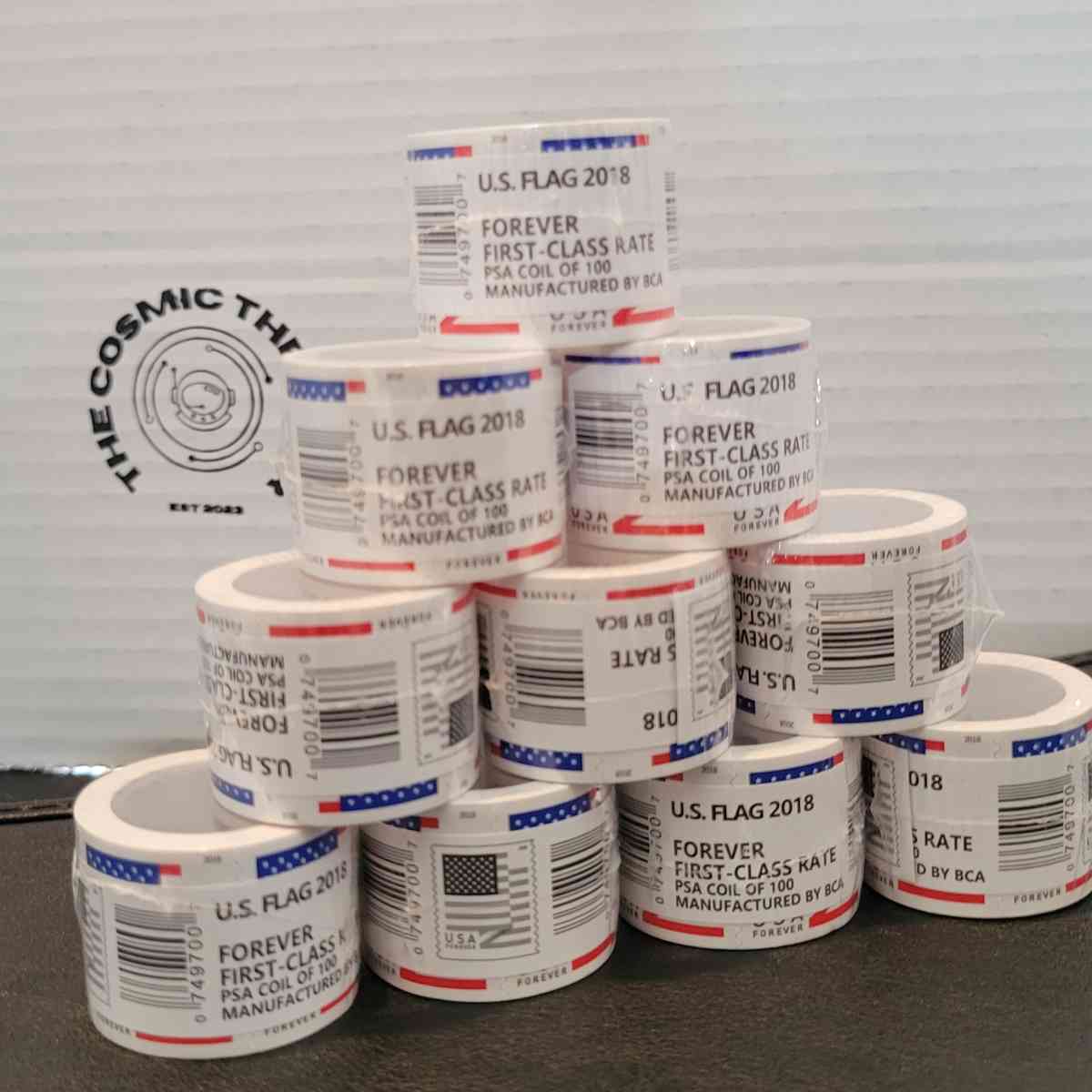 New Coils of 2018 USPS Forever Stamps  80 rolls in stock - Abingdon, Virginia