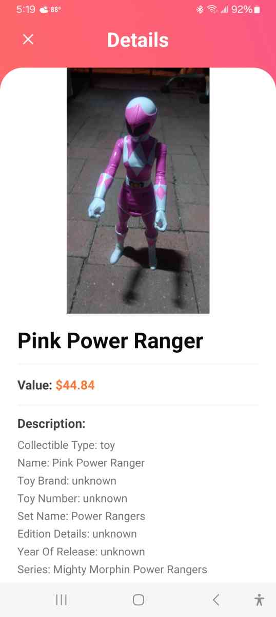 4 foot tall power ranger collectables - Mesa, Arizona - FleaMarketBay