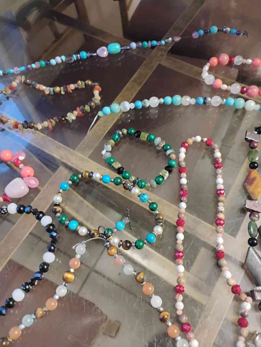 Gemstones Necklace and Bracelet - Salt Lake City, Utah - FleaMarketBay