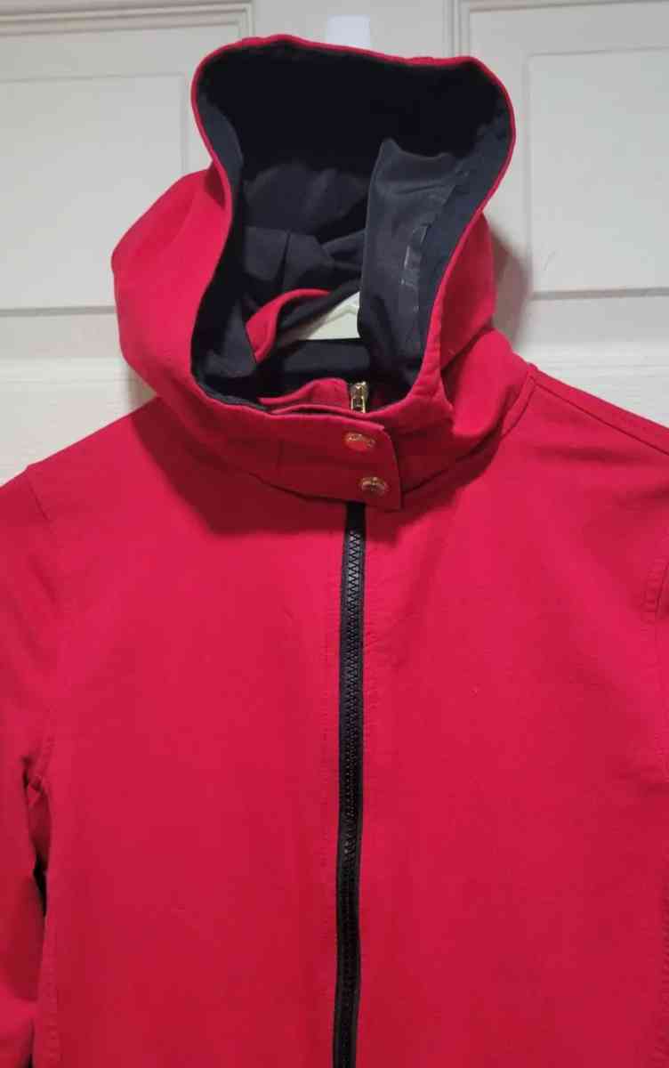 LRL Ralph Lauren Red and Black Hooded Athletic Jacket Woman - Saint Petersburg, Florida - FleaMarketBay