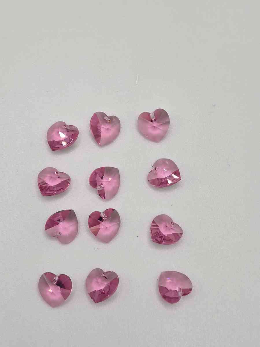 Swarovski Rose Colored Hearts - Bonney Lake, Washington - FleaMarketBay