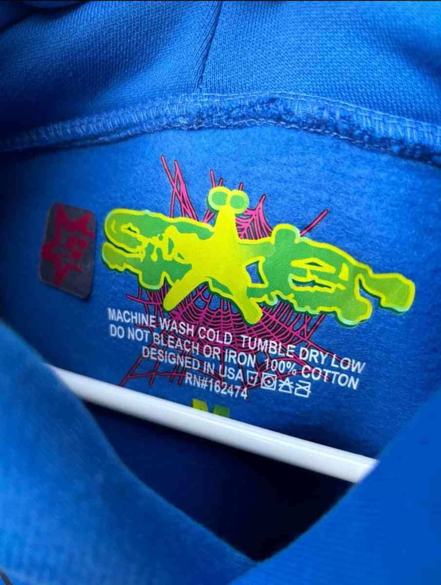 BOGO Free Blue Sp5der Hoodies all sizes - Atlanta, Georgia - FleaMarketBay