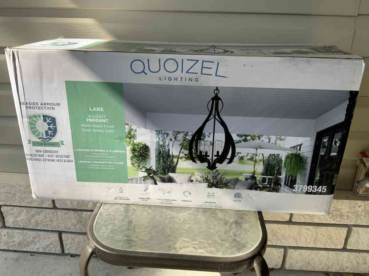 Quoizel 4 Light Pendant Light