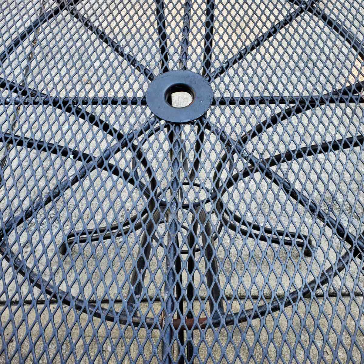 Wrought Iron Patio Table 36X36X29 Black   RRR Furniture - Rock Island, Tennessee - FleaMarketBay