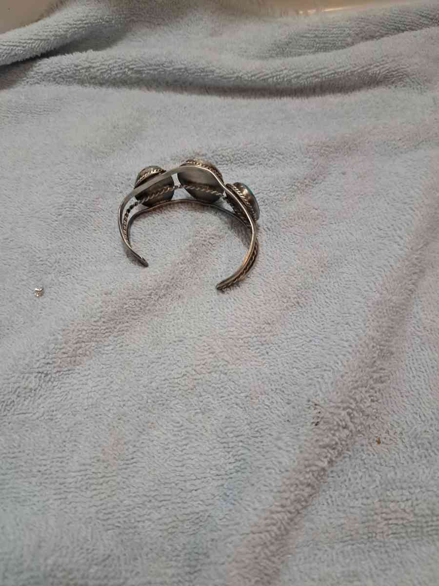 Northwest Native American turquoise bracelet silver - Milton, Florida - FleaMarketBay