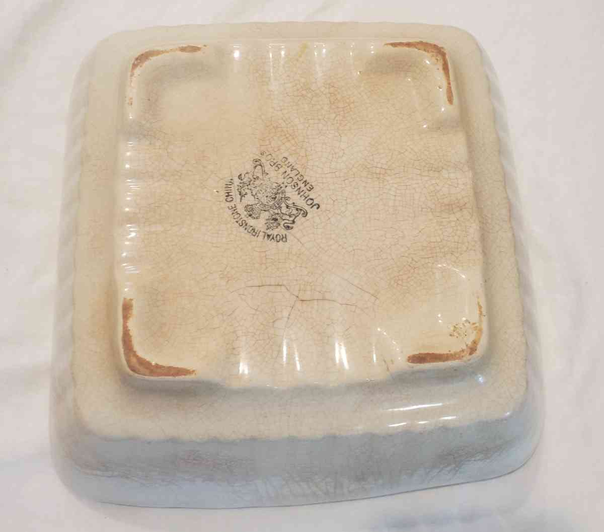 Vintage Brown Transferware Royal Ironstone China bowl Alfred - Fort Worth, Texas - FleaMarketBay