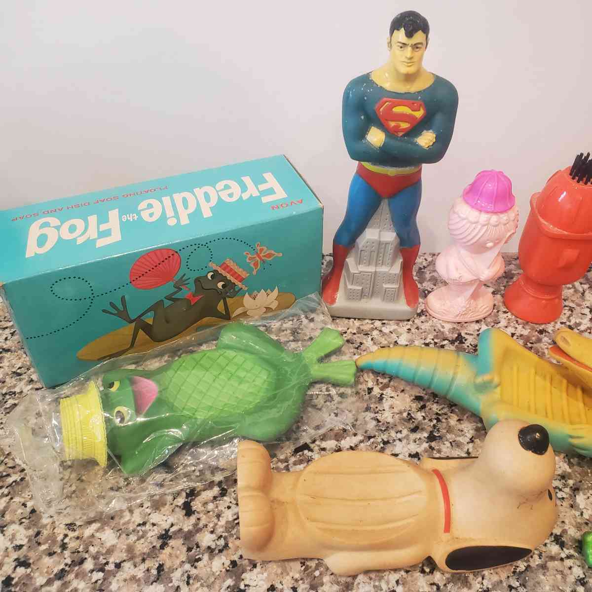 13 Vintage Avon Floating Soap Dish and Bubble Bath Bottles - Fort Worth, Texas - FleaMarketBay