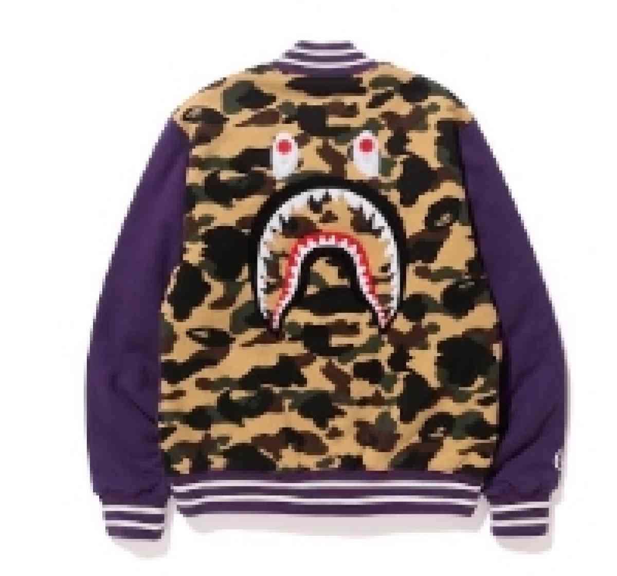 bape variety jacket purple shark - Racine, Wisconsin - FleaMarketBay