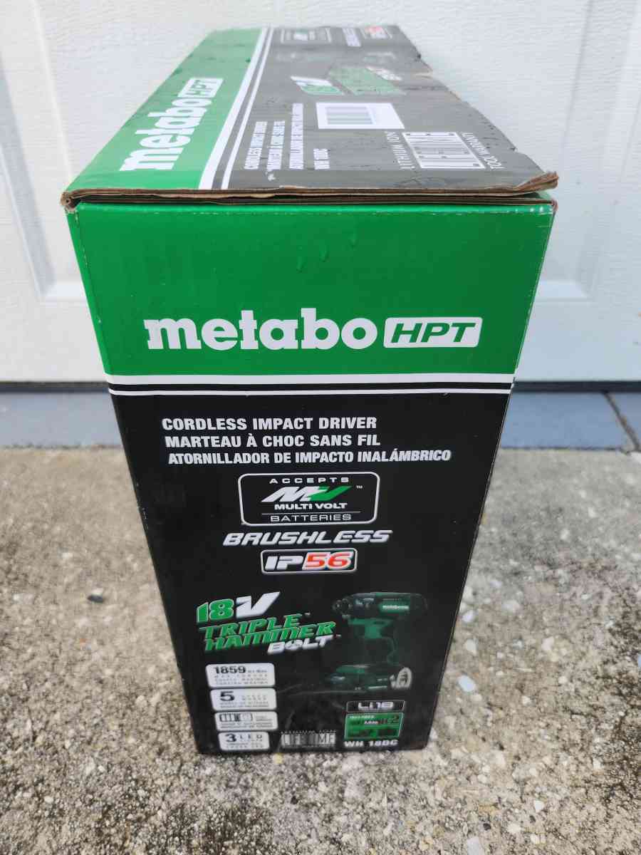 Metabo HPT 18v Cordless Impact Driver - Homosassa, Florida - FleaMarketBay
