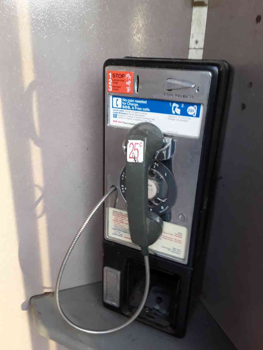 nice inside Bell Telephone booth with phone OEM like new - Williamstown, New Jersey - FleaMarketBay