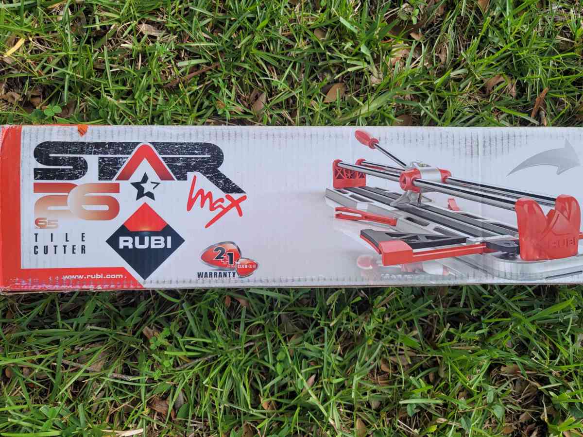Rubi 26 Inch Star Max Tile Cutter - Homosassa, Florida - FleaMarketBay