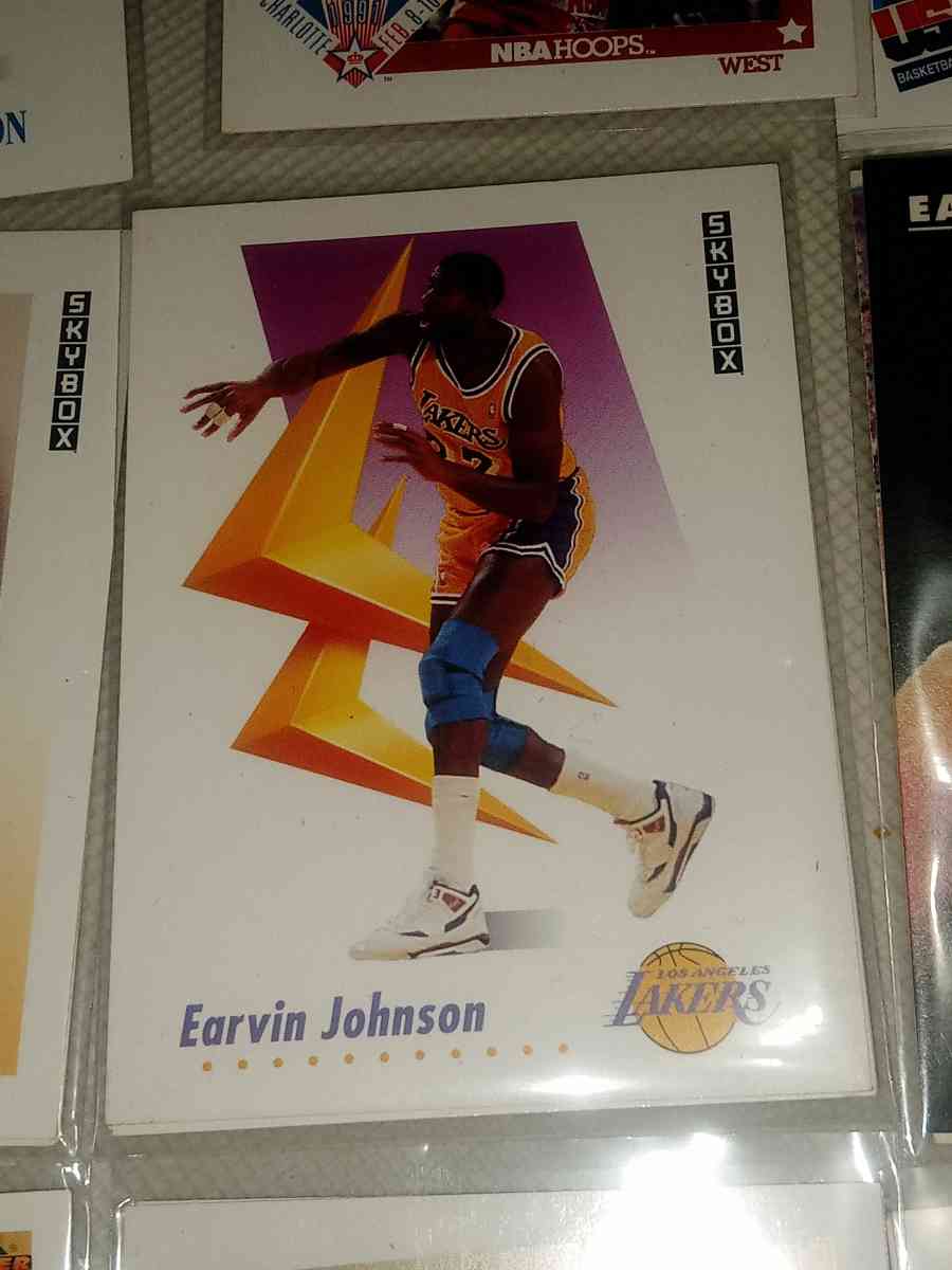 Earvin Magic Johnson card lot - Bellingham, Washington - FleaMarketBay