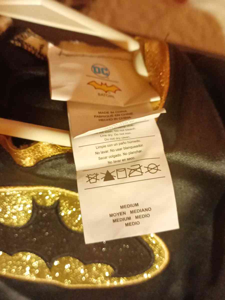 Toddler Girl size medium DC Batman Costume - Leflore, Oklahoma - FleaMarketBay