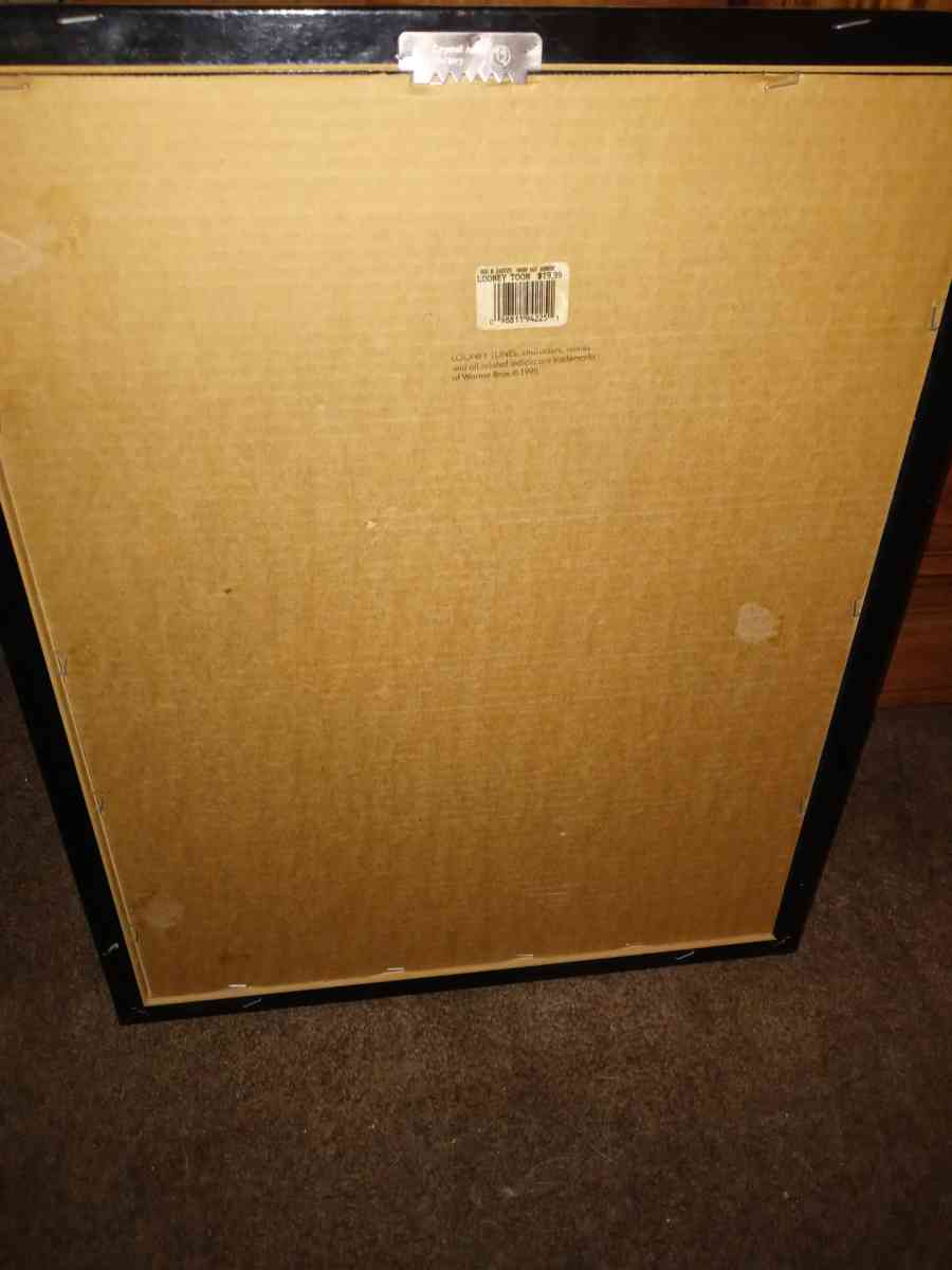 Looney Tune picture frame playing pool table - Henderson, Nevada