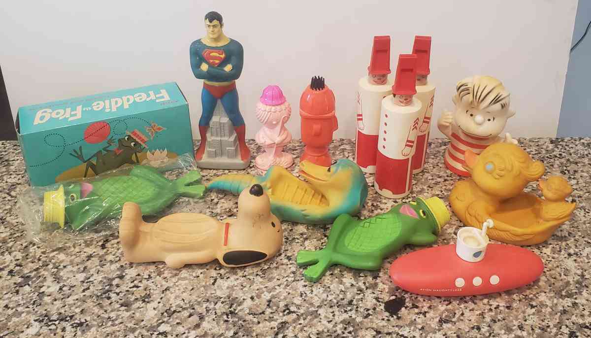 13 Vintage Avon Floating Soap Dish and Bubble Bath Bottles - Fort Worth, Texas - FleaMarketBay