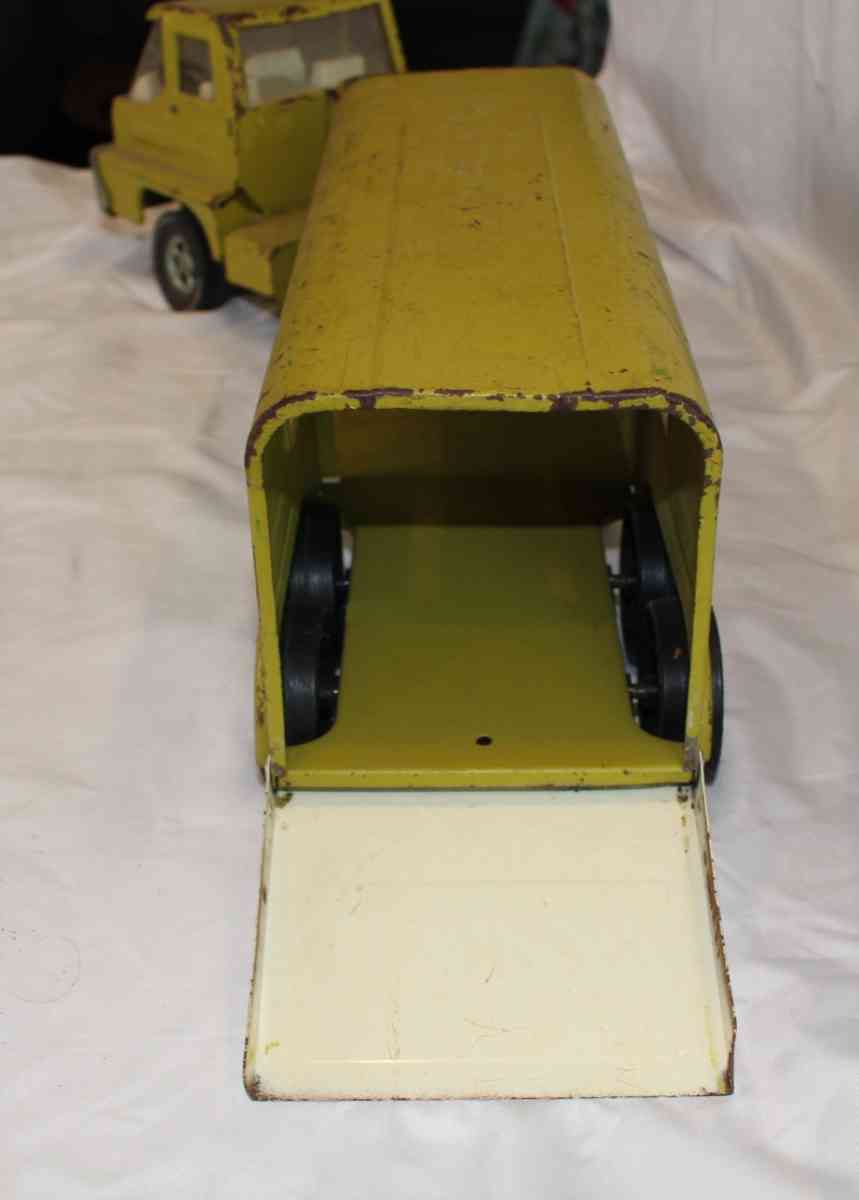 1960s Vintage Structo Horse Truck w TrailerMetal Toy - Fort Worth, Texas - FleaMarketBay