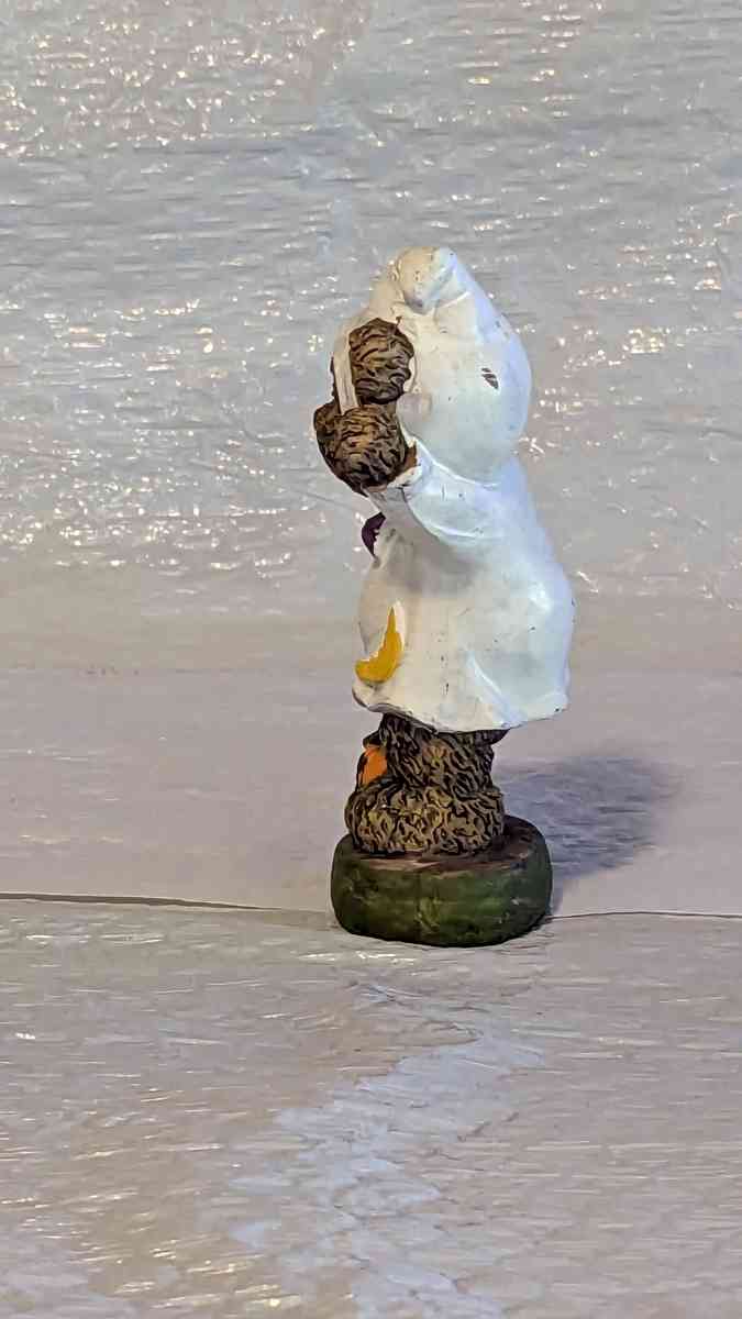 Resin Teddy Bear in a Ghost Costume with a Pumpkin - Phoenix, Arizona - FleaMarketBay