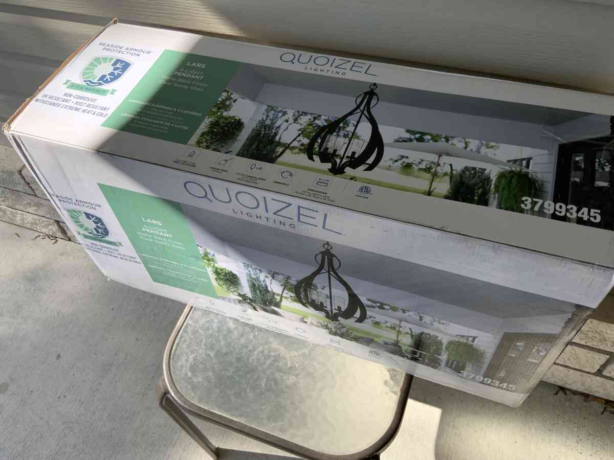 Quoizel 4 Light Pendant Light - Homosassa, Florida - FleaMarketBay