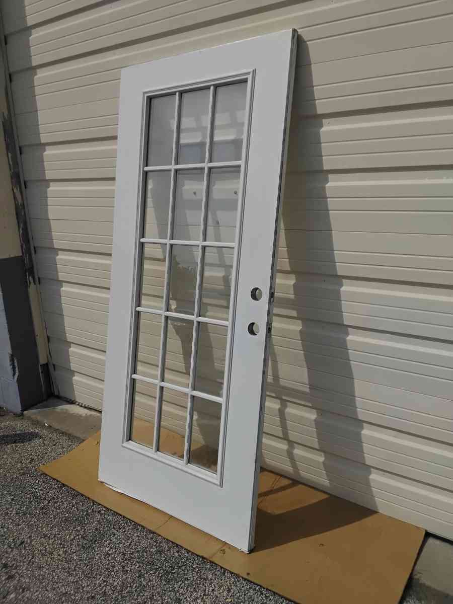 Nice White 15 Light JeldWen Door Hinges 36 X 80 LH Swing - Williamstown, New Jersey - FleaMarketBay