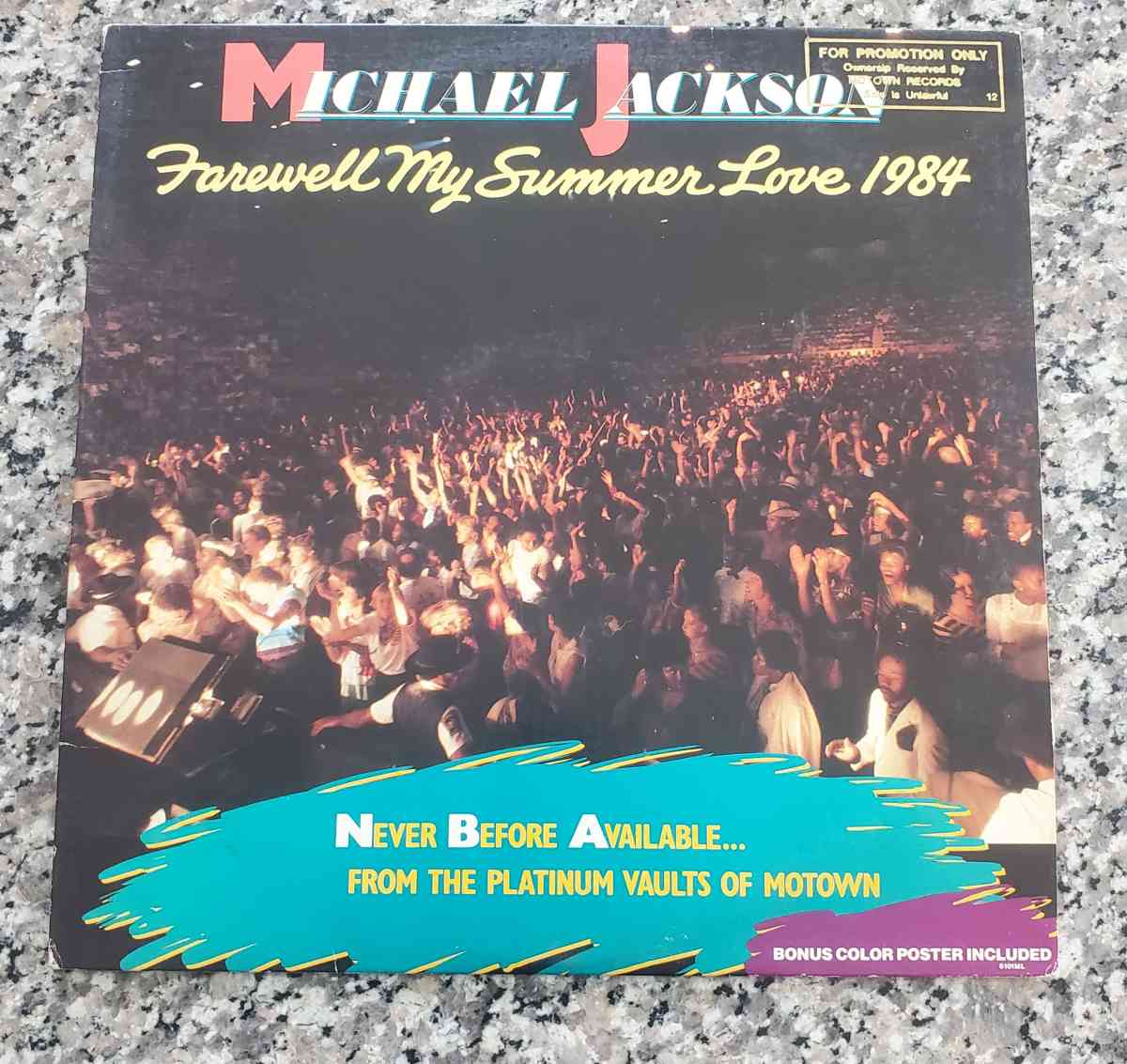 Rare Promo Michael Jackson Farewell My Summer Love LP Vinyl - Fort Worth, Texas - FleaMarketBay
