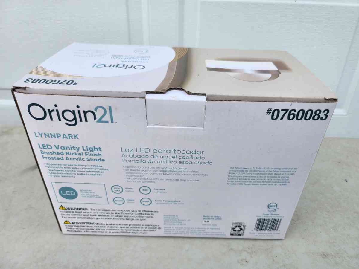 Origin21 Lynnpark Vanity Light BRAND NEW - Homosassa, Florida - FleaMarketBay