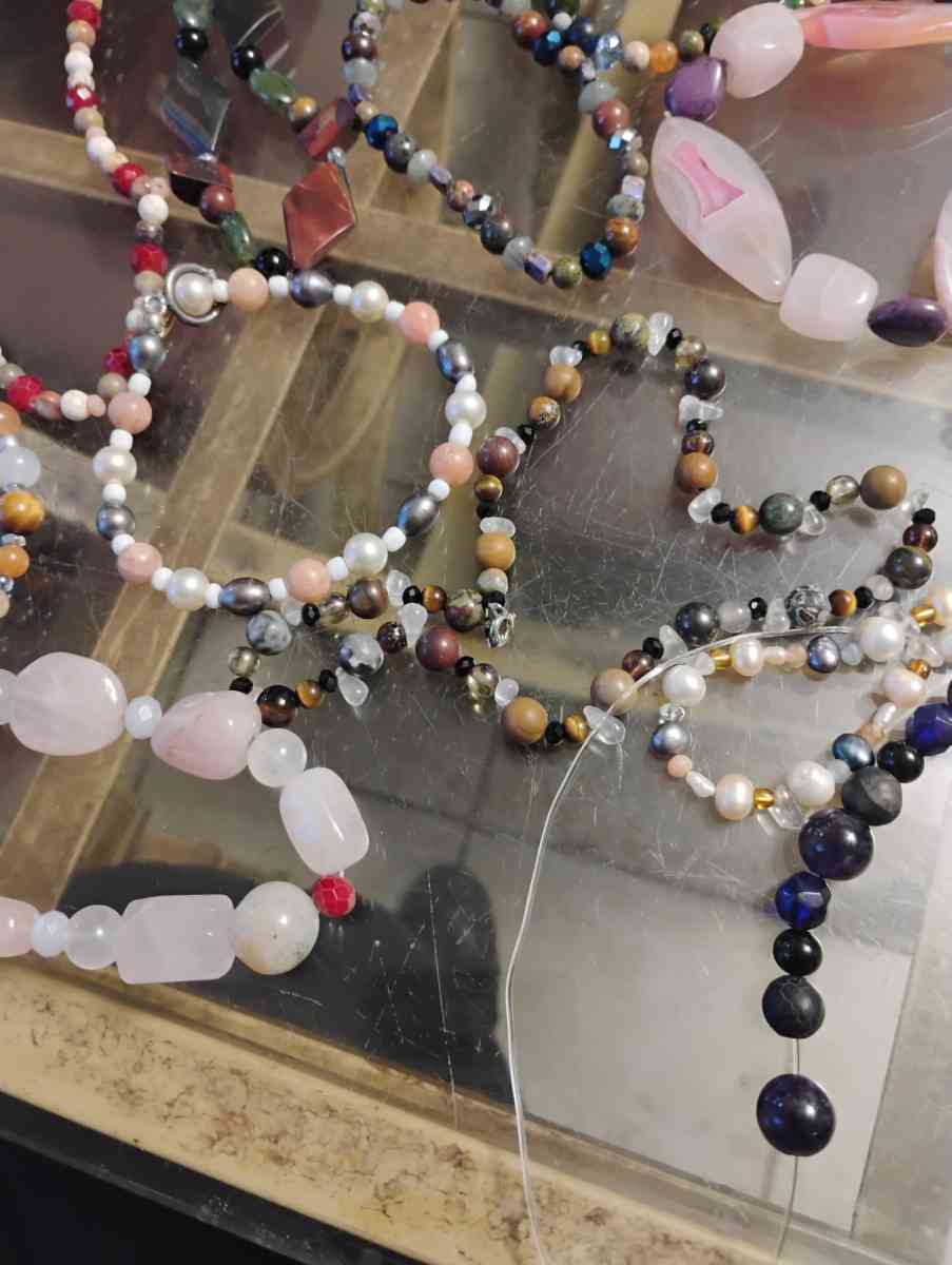 Gemstones Necklace and Bracelet - Salt Lake City, Utah - FleaMarketBay