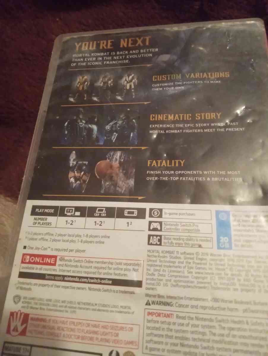 mortal 11 Kombat - Alicia, Arkansas - FleaMarketBay