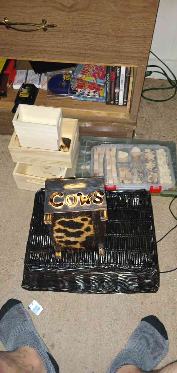 hand crafted box Rubin county themed - Coldwater, Michigan - FleaMarketBay