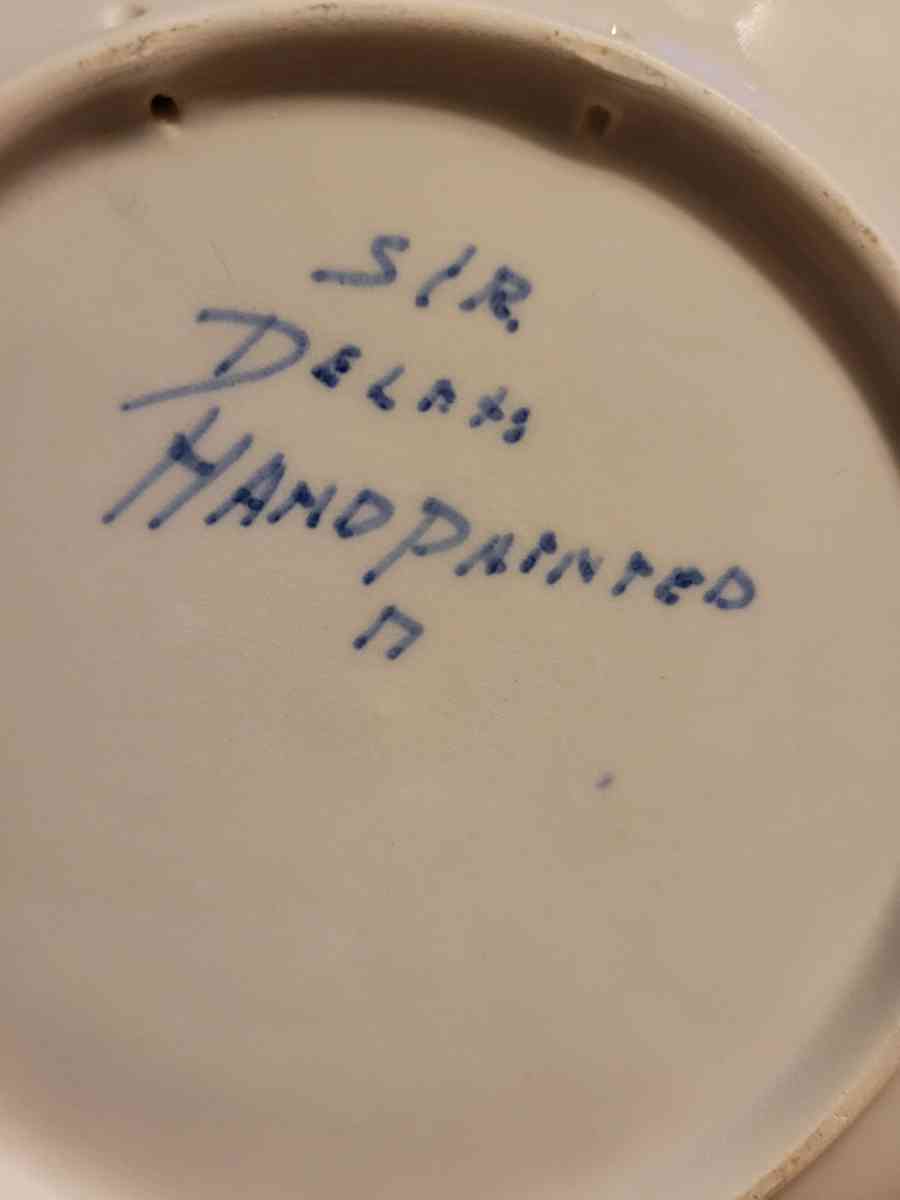 Vintage Blue Hollamd Windmill Mini Plate - Saint Petersburg, Florida - FleaMarketBay