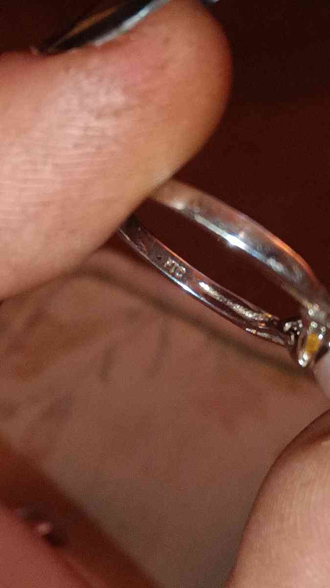 pink pearl with diamond stamped 925 and FIC - Brooksville, Florida - FleaMarketBay