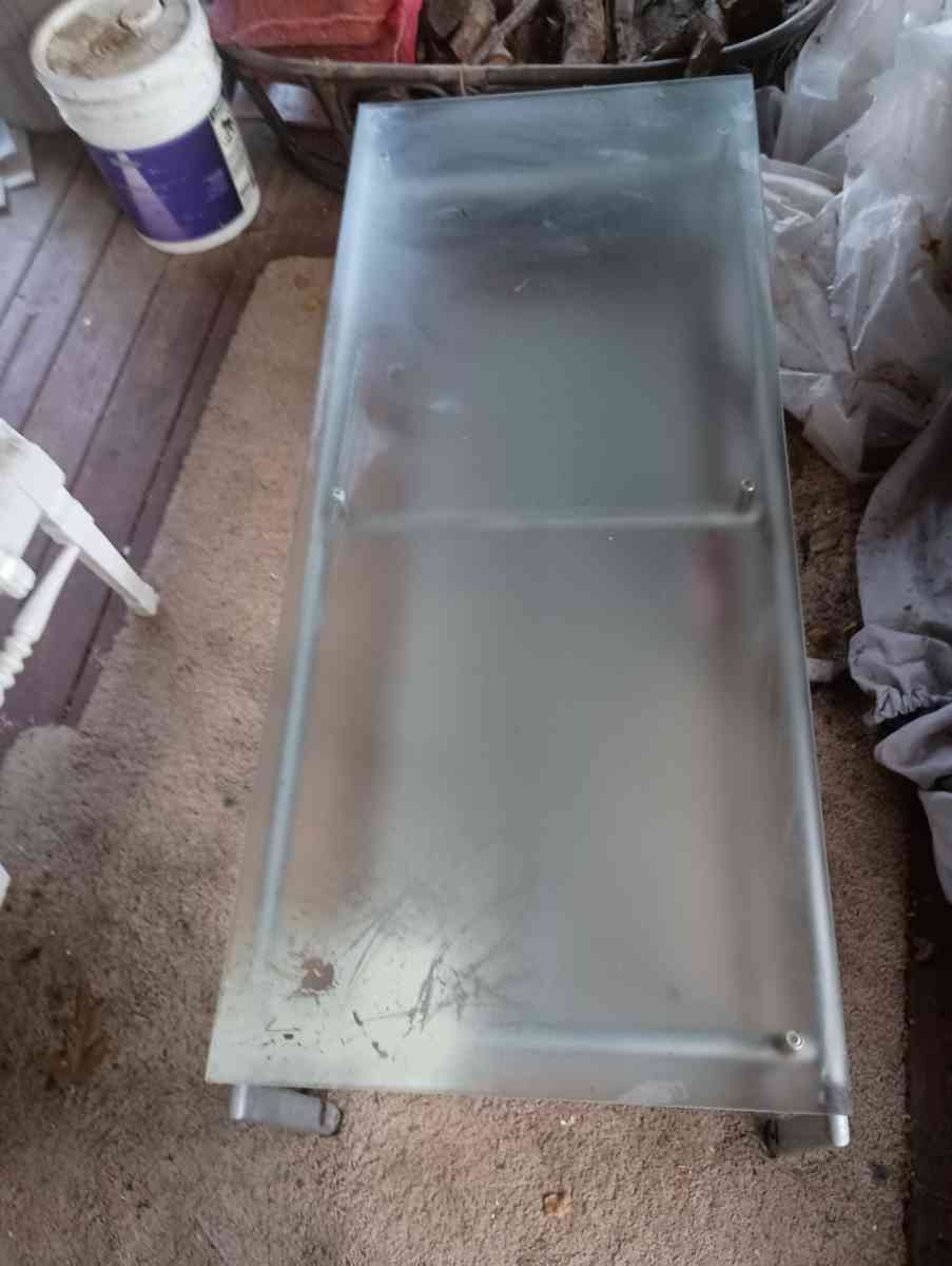 glass coffee table olk coffee table 2 side table - La Porte, Texas - FleaMarketBay