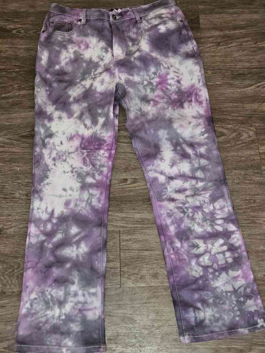 TyeDye Purple pants - Denver, Colorado - FleaMarketBay