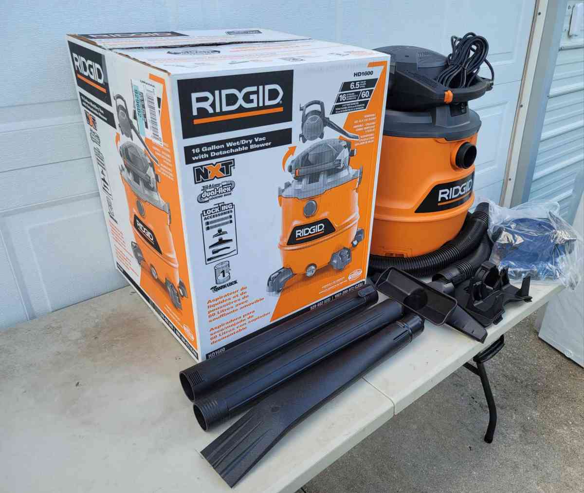 Ridgid 16 Gallon Wet Dry Vac with Detachable Blower - Homosassa, Florida - FleaMarketBay