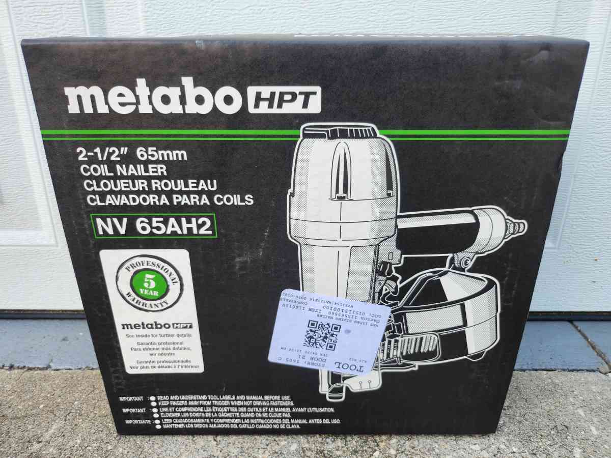 Metabo HPT Pneumatic Coil Siding Nailer